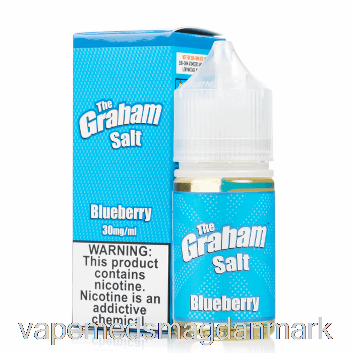 Vape Uden Nikotin Blåbærsalt - The Graham - Mamasan E-væske - 30ml 50mg